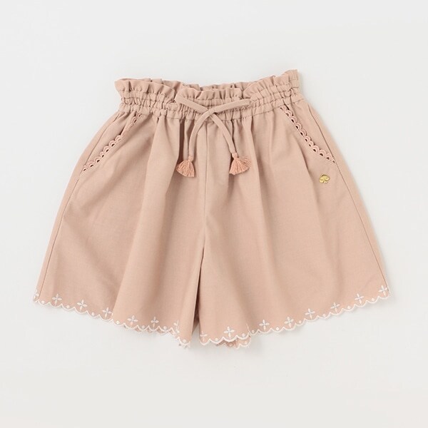 ガールズ エンブロイダリーキュロットスカート