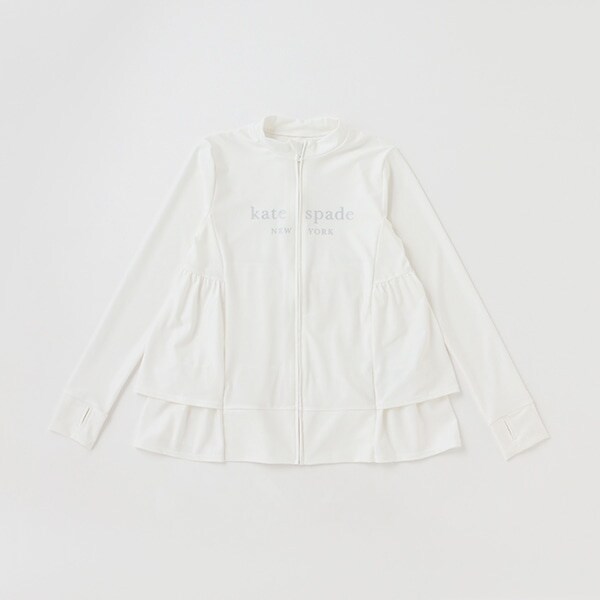 ガールズ バックラッフルラッシュガード【日本製】