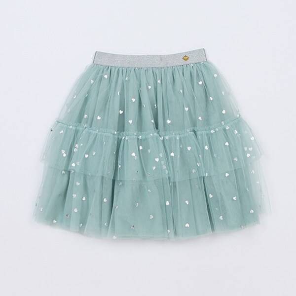 ガールズ ハートチュールスカート