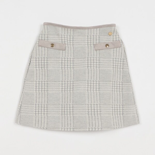 ガールズ チェックキュロットスカート