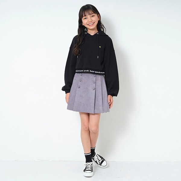 ガールズ スエードキュロットスカート