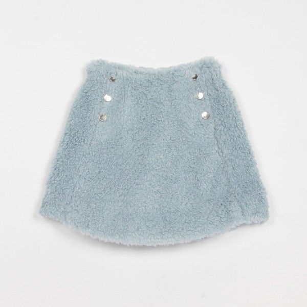 ガールズ ボアキュロットスカート