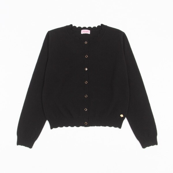 ガールズ スカラップカーディガン