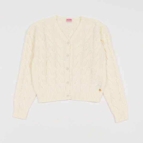 ガールズ ドロップショルダーカーディガン