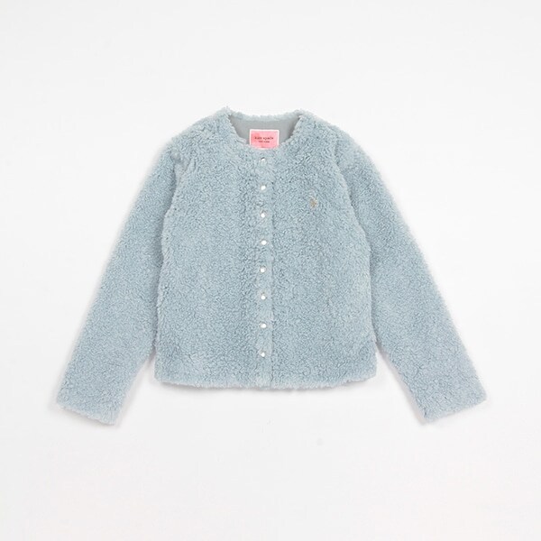 ガールズ ボアカーディガン