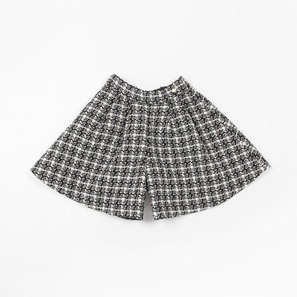 ガールズ ツイードキュロットスカート