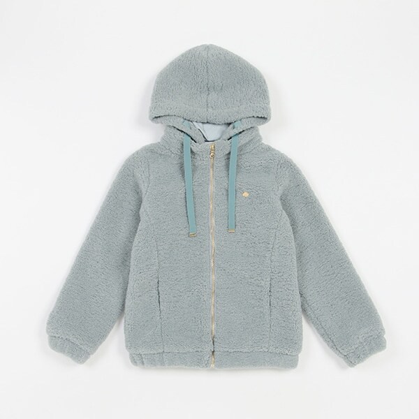 ガールズ フェイクファーパーカ