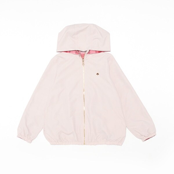 ガールズ チェックリバーシブルウィンドブレーカー