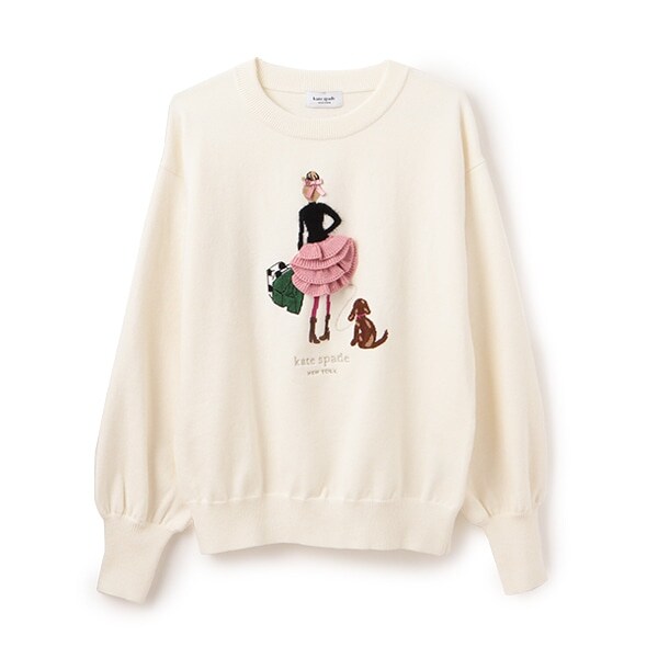 ガールズ ショッピングガールセーター