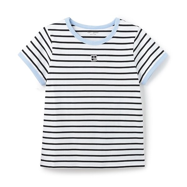 ガールズ ストライプTシャツ