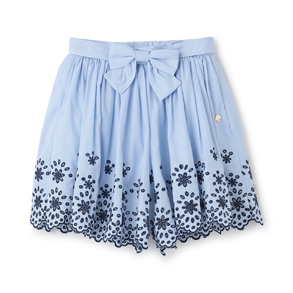 ガールズ エンブロイダリーキュロットスカート