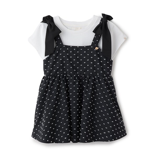 ガールズ ボウドビーチュニック&Tシャツセット