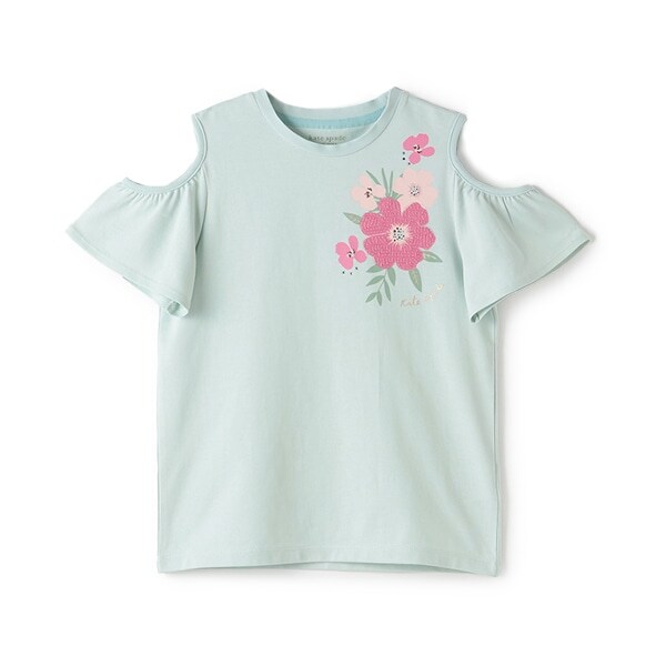 ガールズ サマーフローラルTシャツ