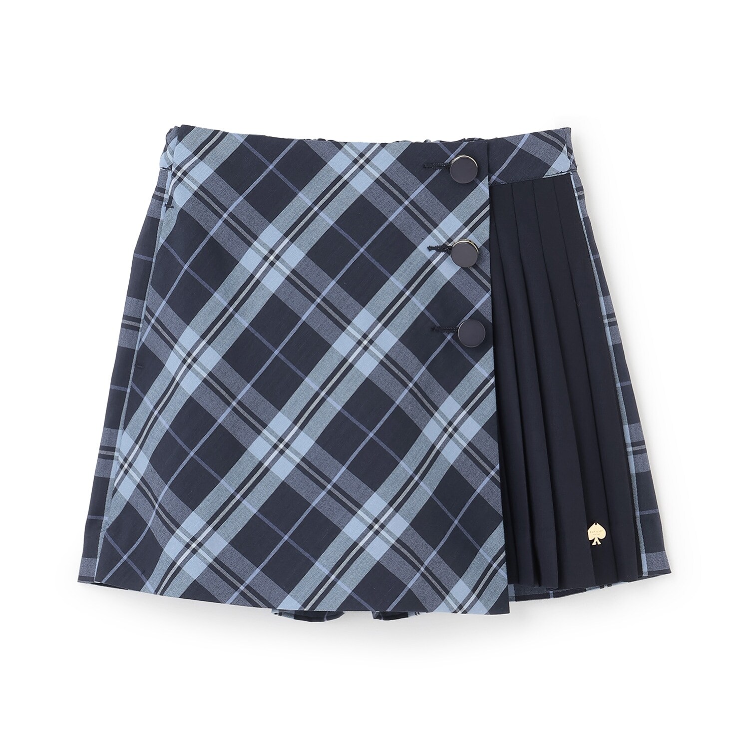 オーガストチェックラップキュロットスカート