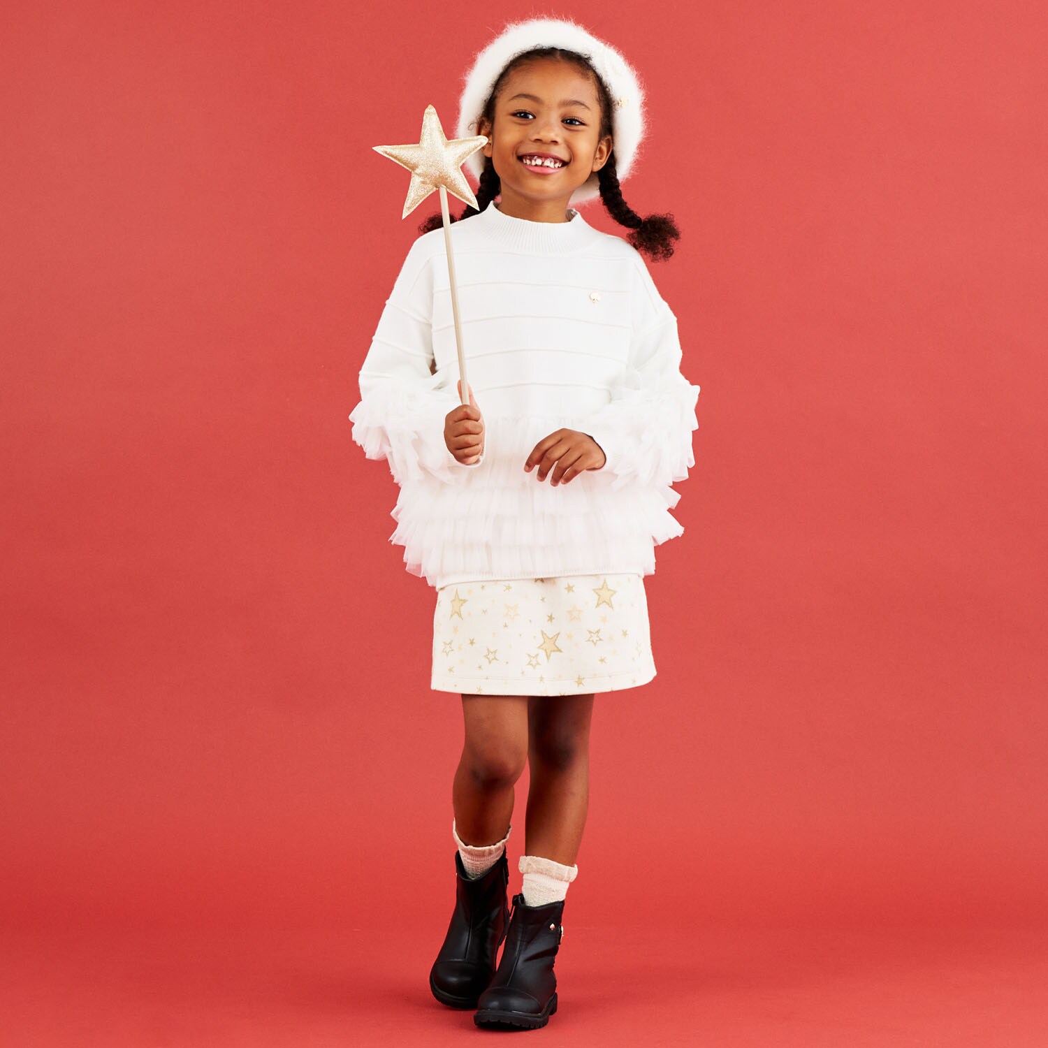 スターダストジャカードキュロットスカート