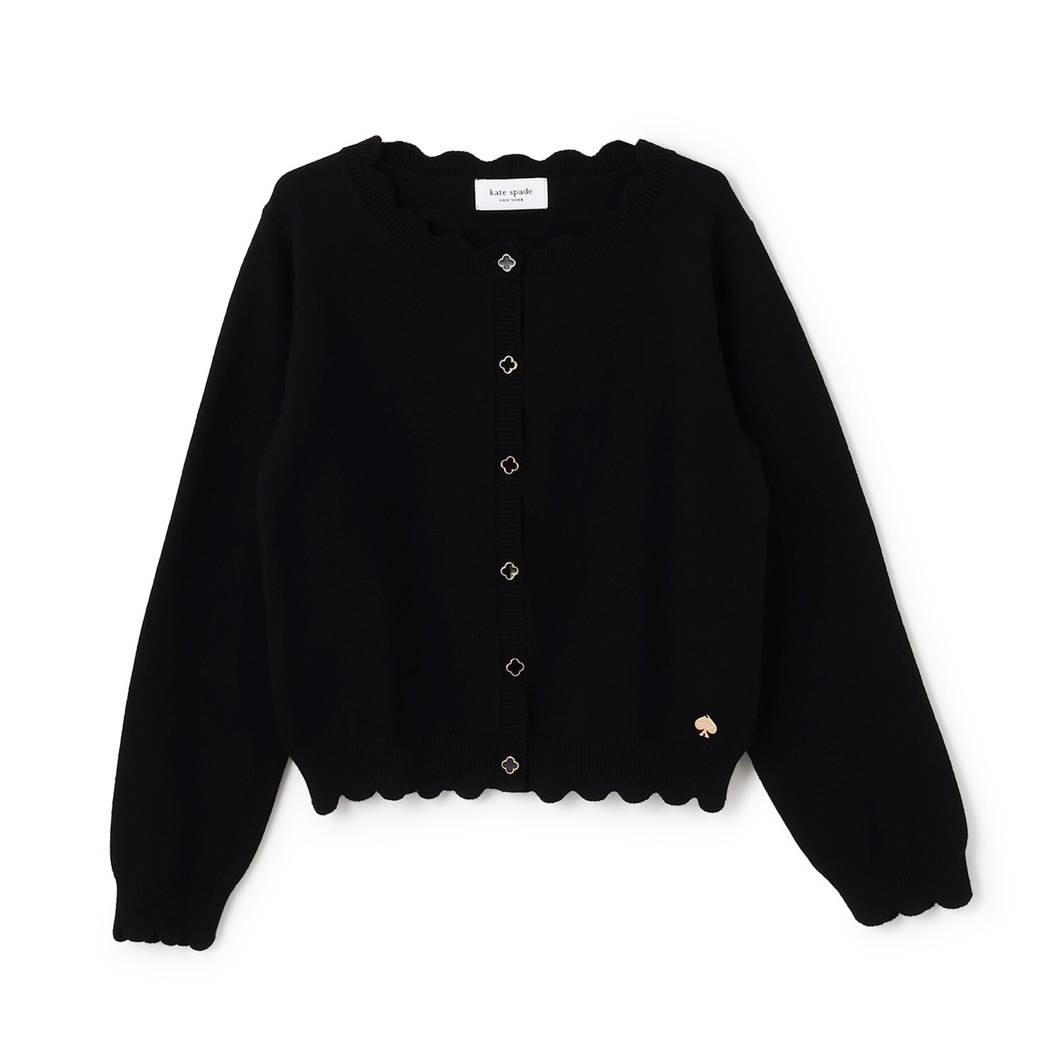 スカラップカーディガン