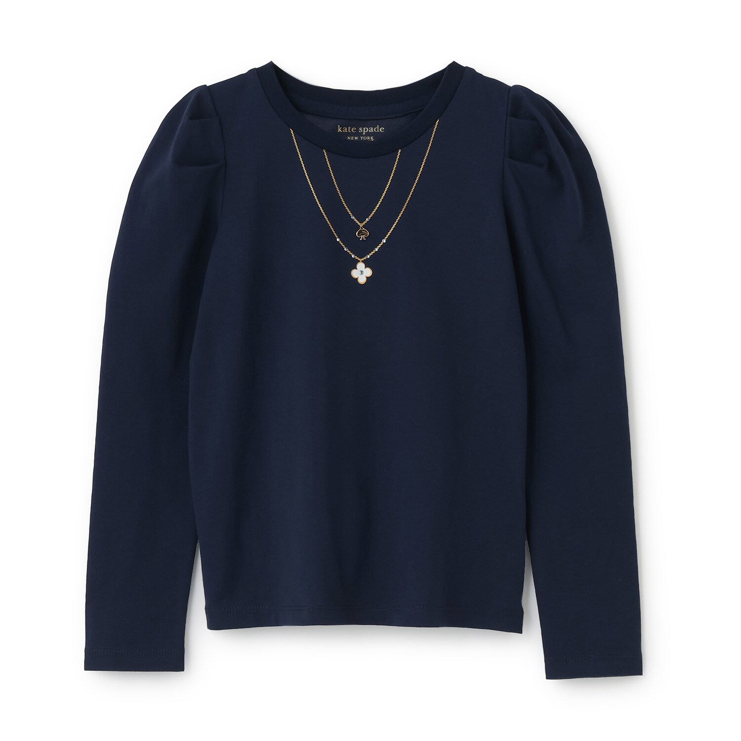 ツインネックレスカットソー