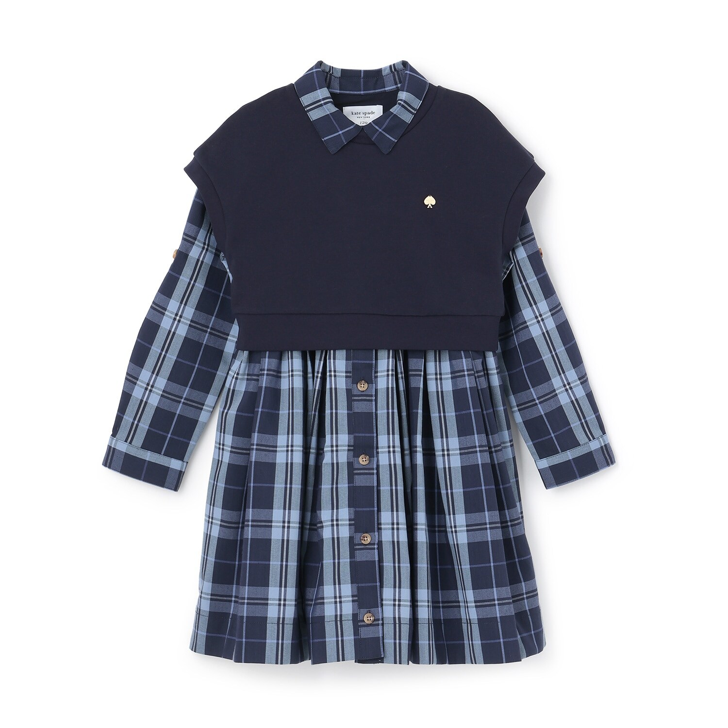 オーガストチェックシャツワンピース&トップスセット