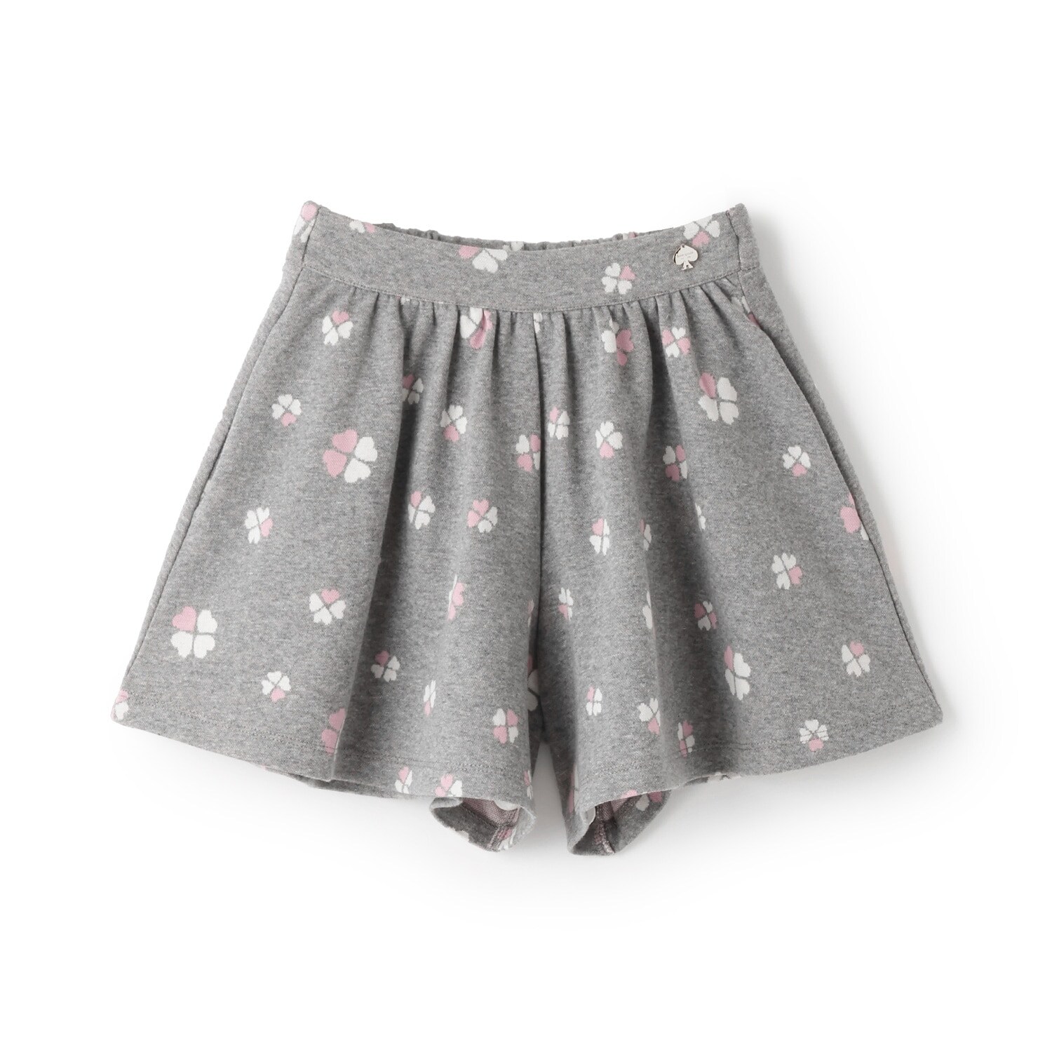 スペードフラワージャカードキュロットスカート