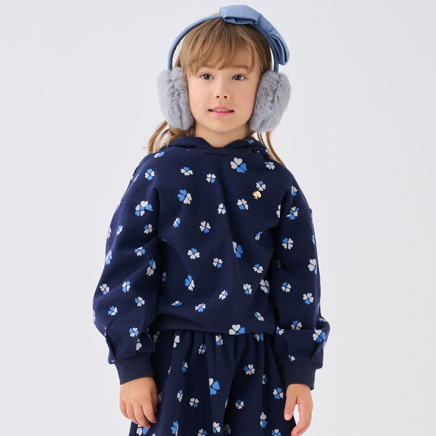 スペードフラワージャカードフーディ