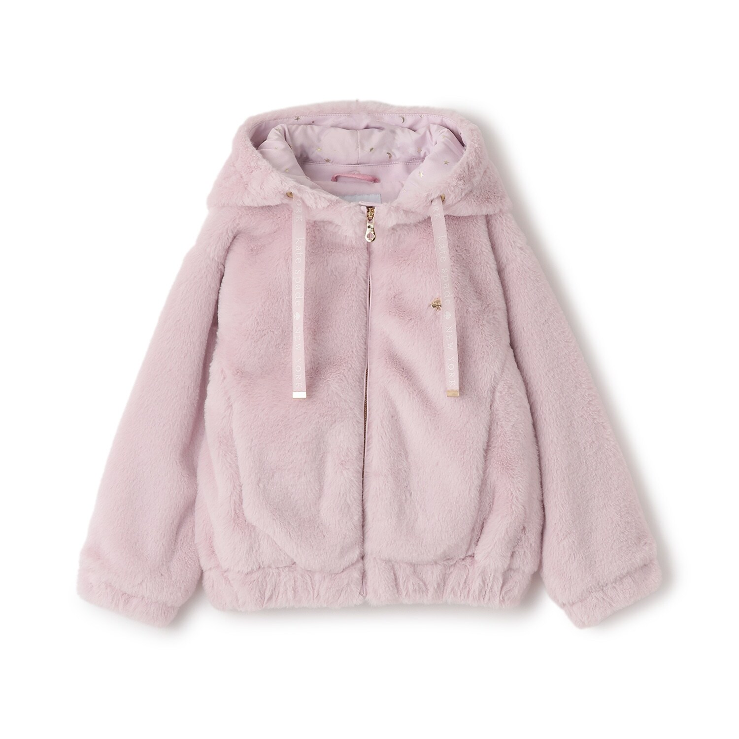 フードつきフェイクファージャケット