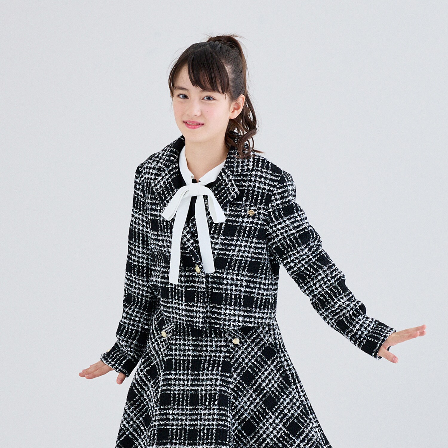 ツイードダブルジャケット