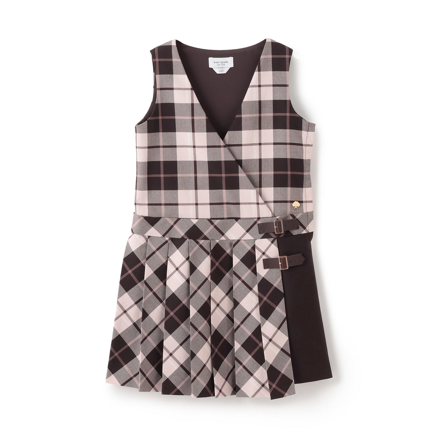 オータムチェックジャンパースカート