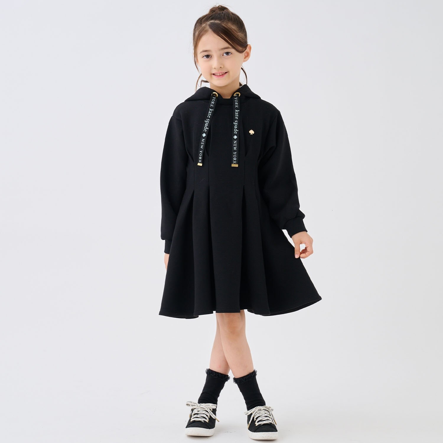 ダンボールニットフードワンピース