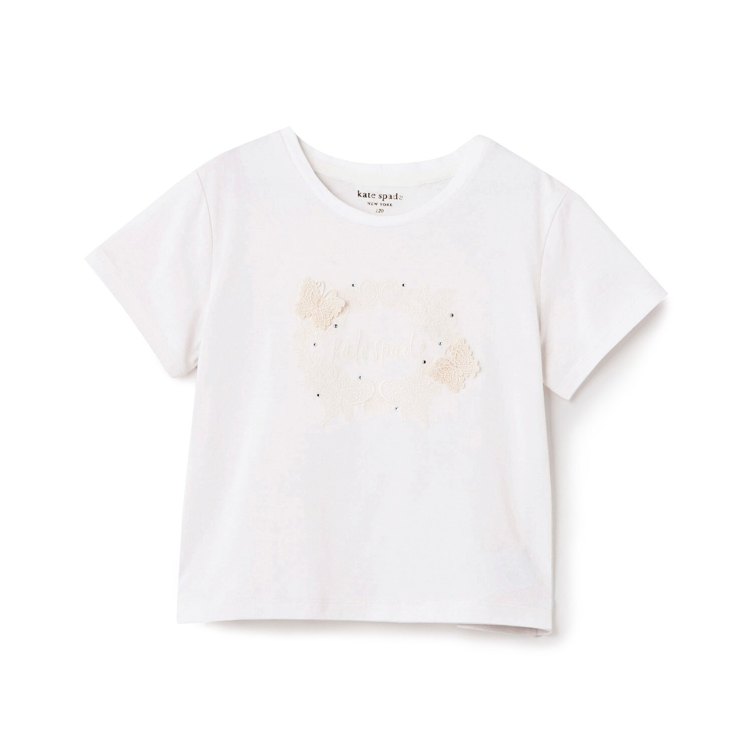 レースパターンTシャツ