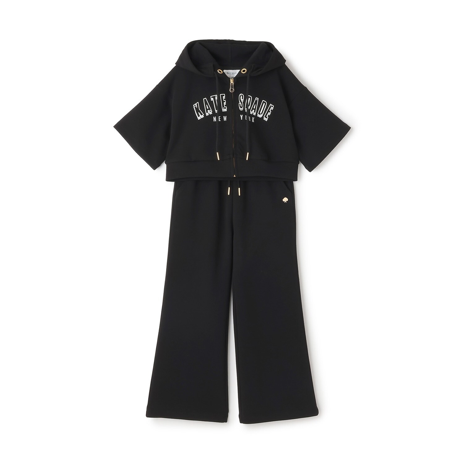 ロゴ半袖パーカ＆パンツセット