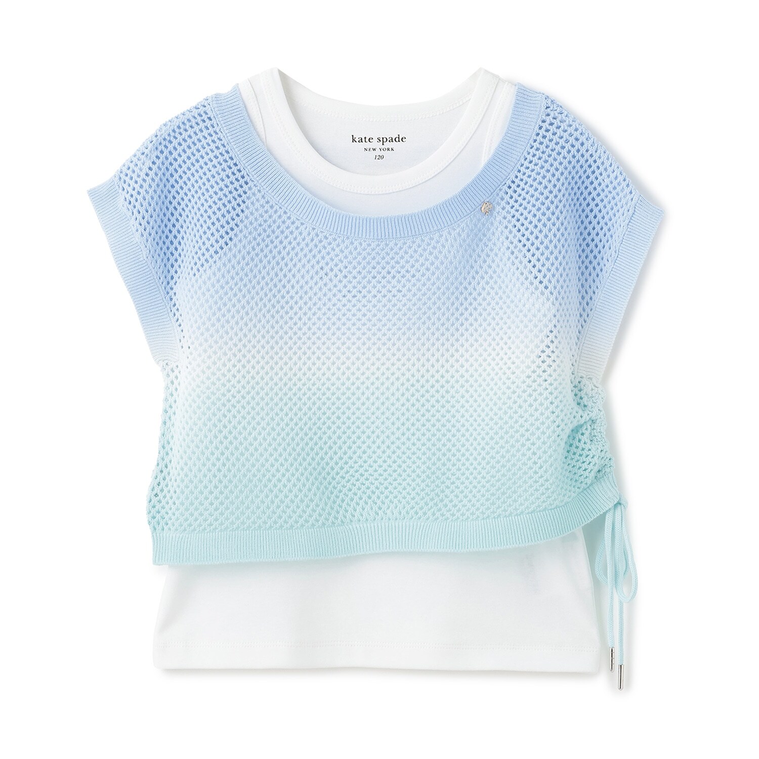 グラデーションメッシュニット＆タンクトップセット