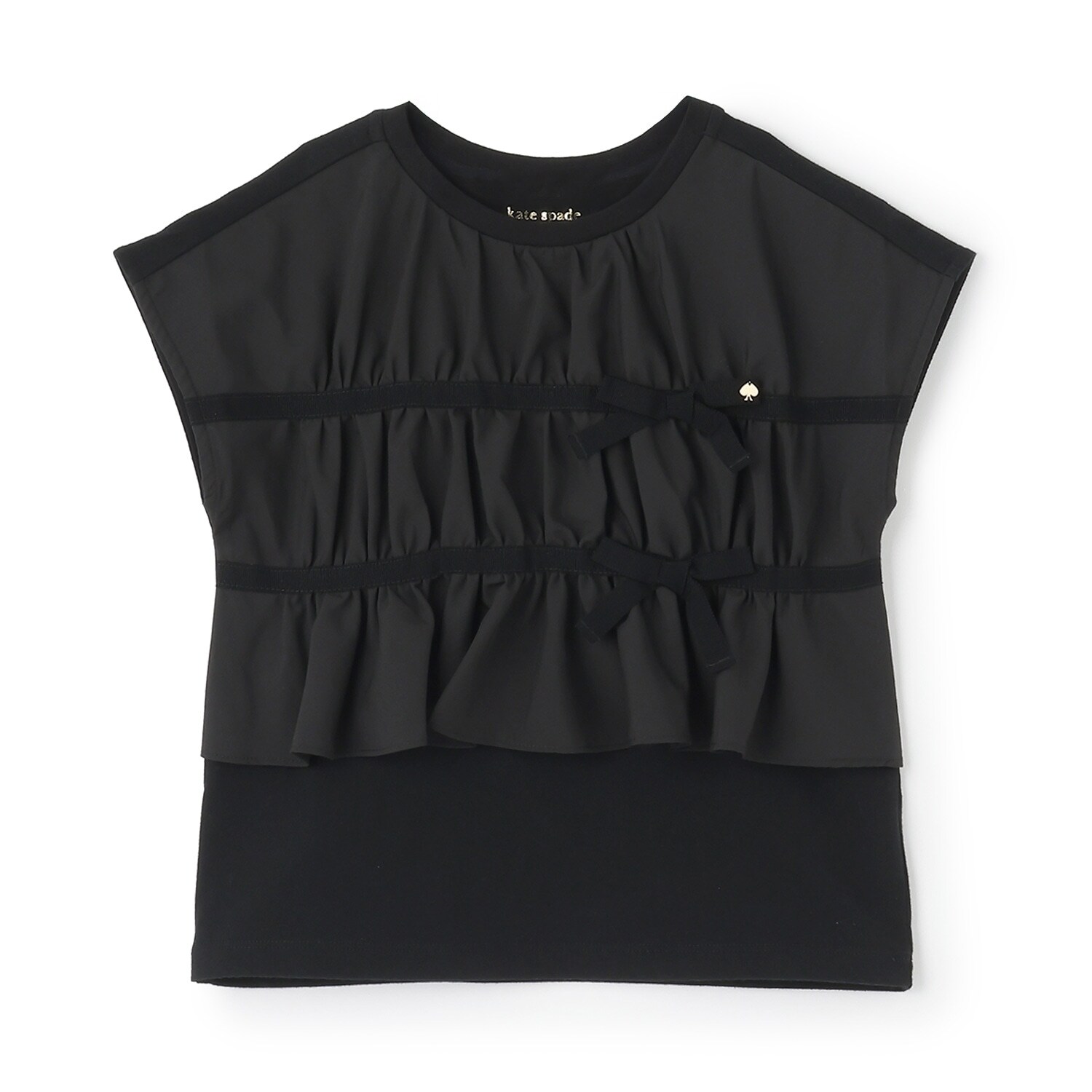 ボウギャザーTシャツ