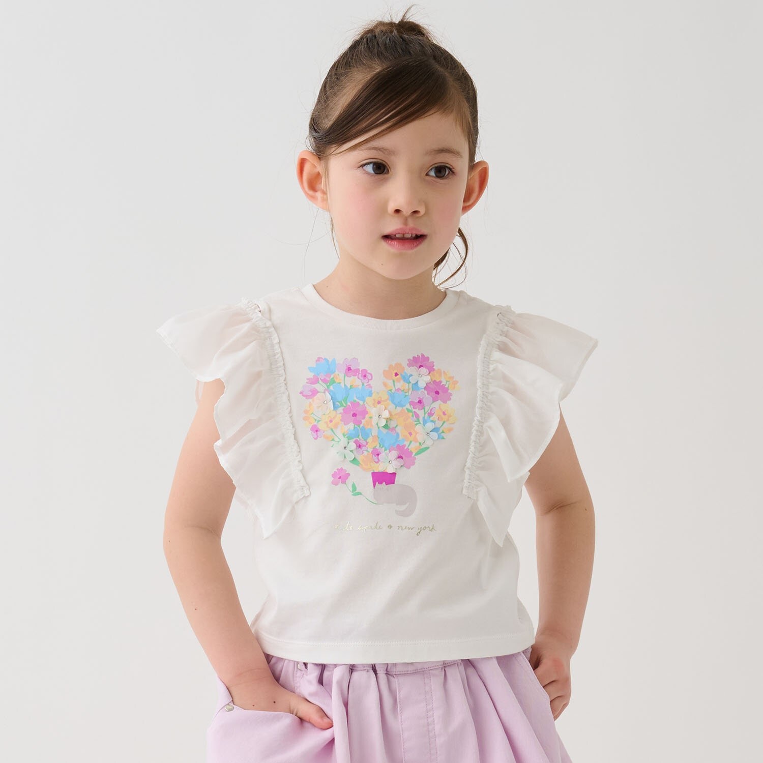 ハートブロッサムキャットTシャツ