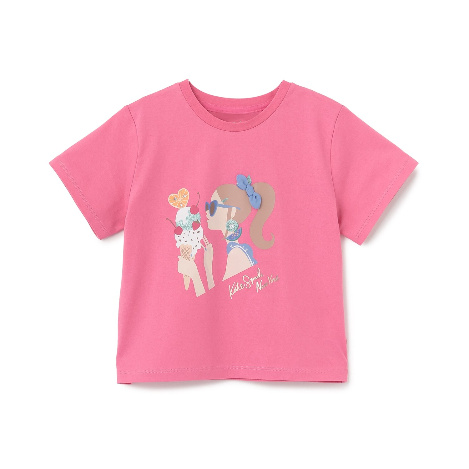 オレンジアイスクリームTシャツ