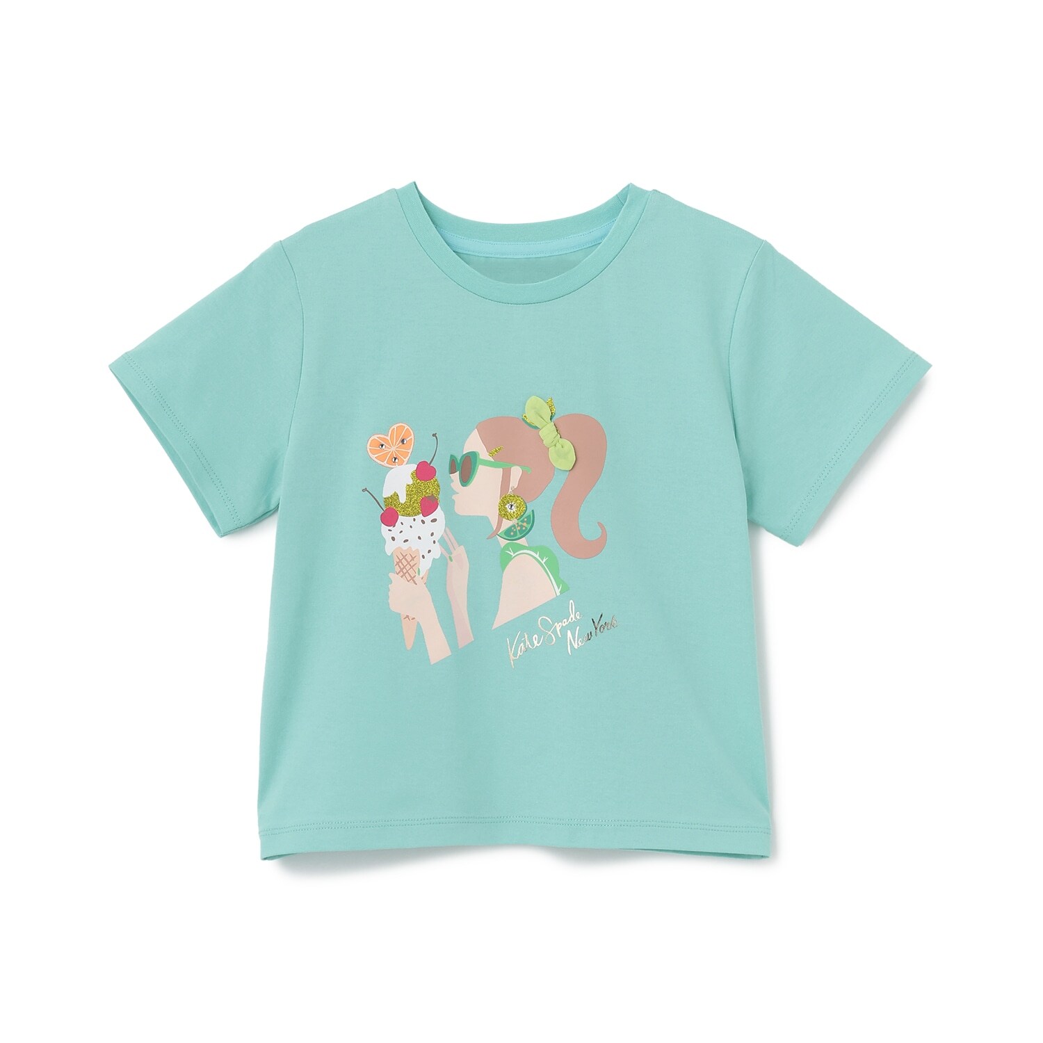 オレンジアイスクリームTシャツ