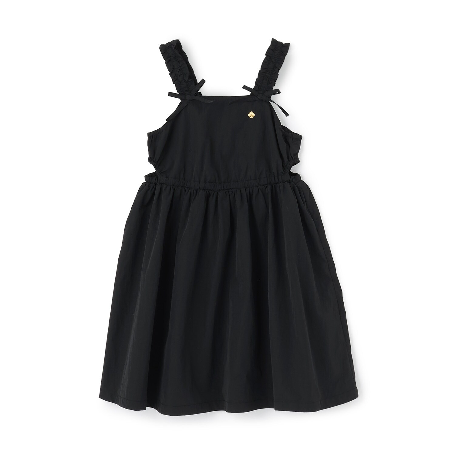 カットアウトギャザーワンピース