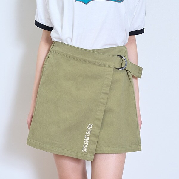 【7days】【GOODPRICE】ラップキュロットスカート