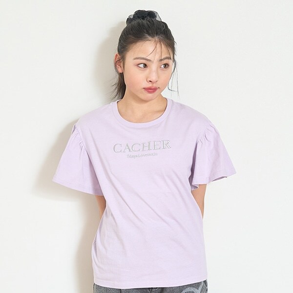 【7days】【GOODPRICE】【綿100％】袖フレアTシャツ