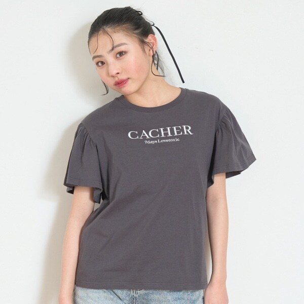 【7days】【GOODPRICE】【綿100％】袖フレアTシャツ