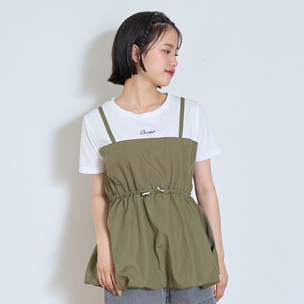 【7days】バルーンキャミドッキングTシャツ