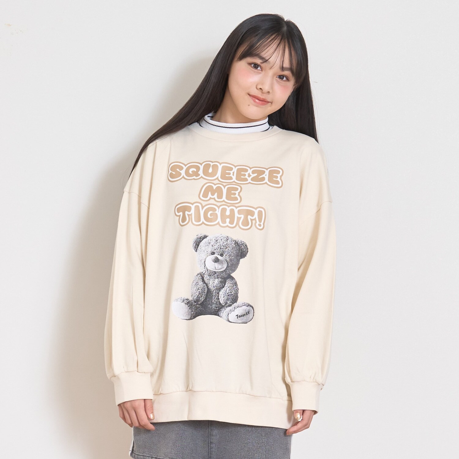 【7days】テディベアBIGトレーナー