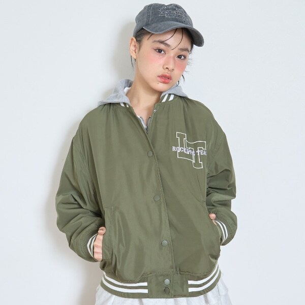 【7days】フードつきブルゾン