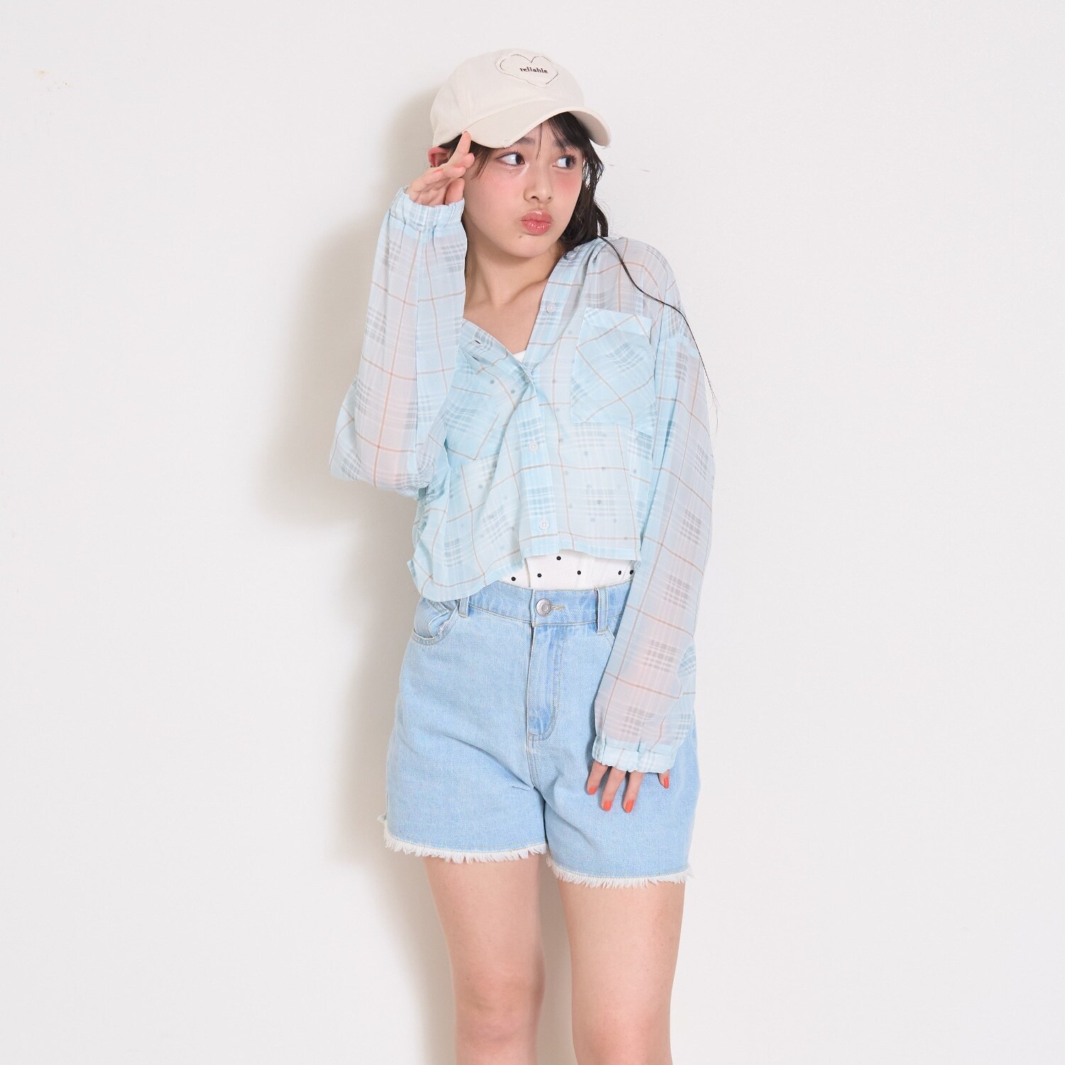 【7day】裾フリンジショートパンツ