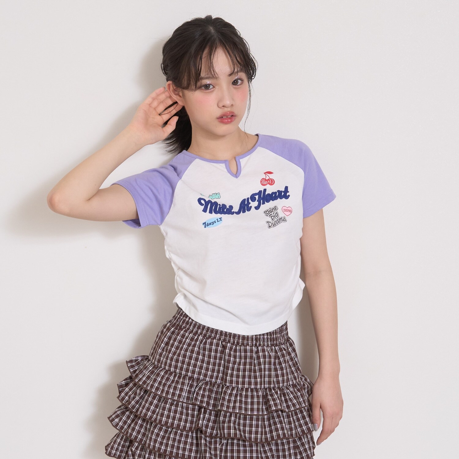 【7days】ラグラン半袖Tシャツ