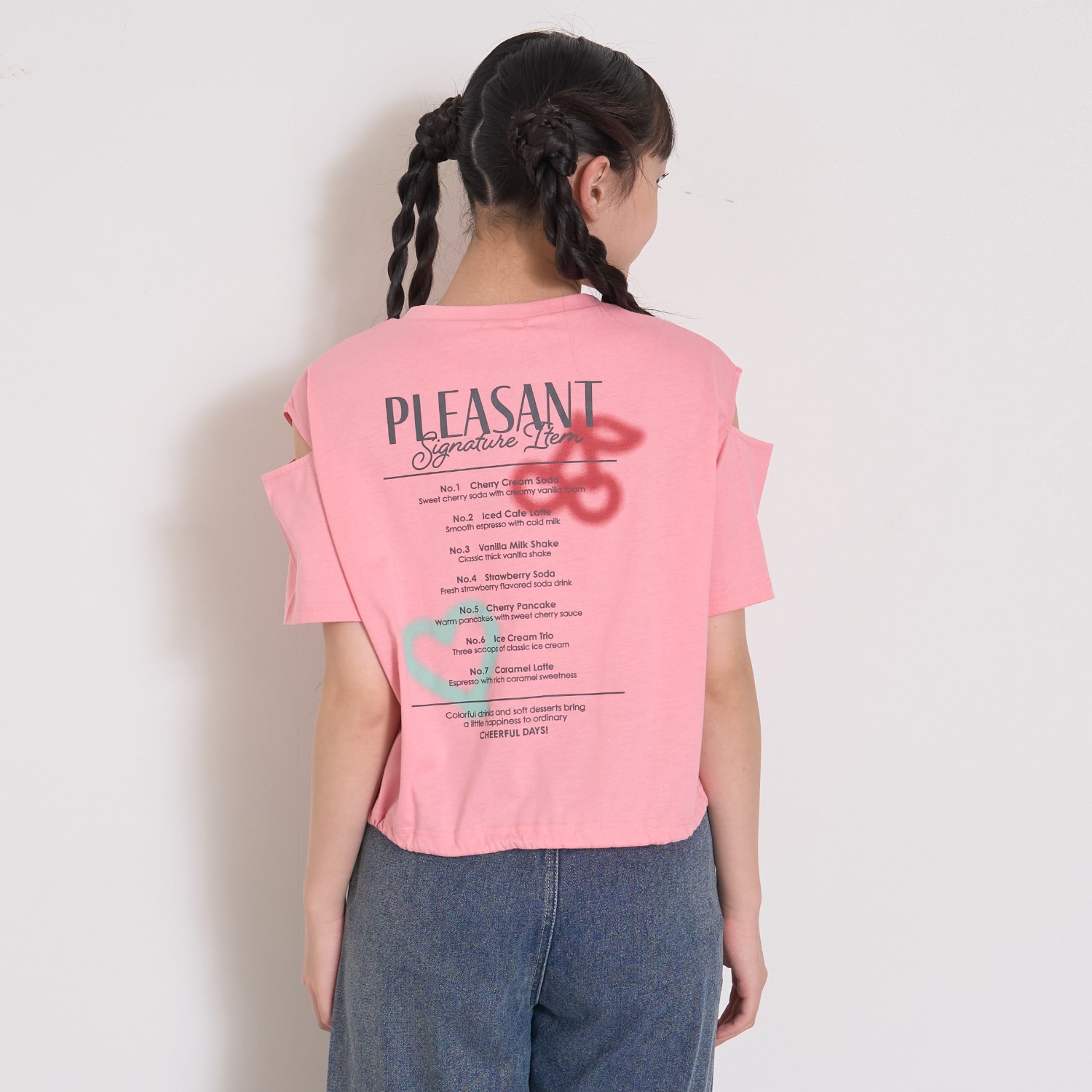 【7days】肩あき半袖Tシャツ