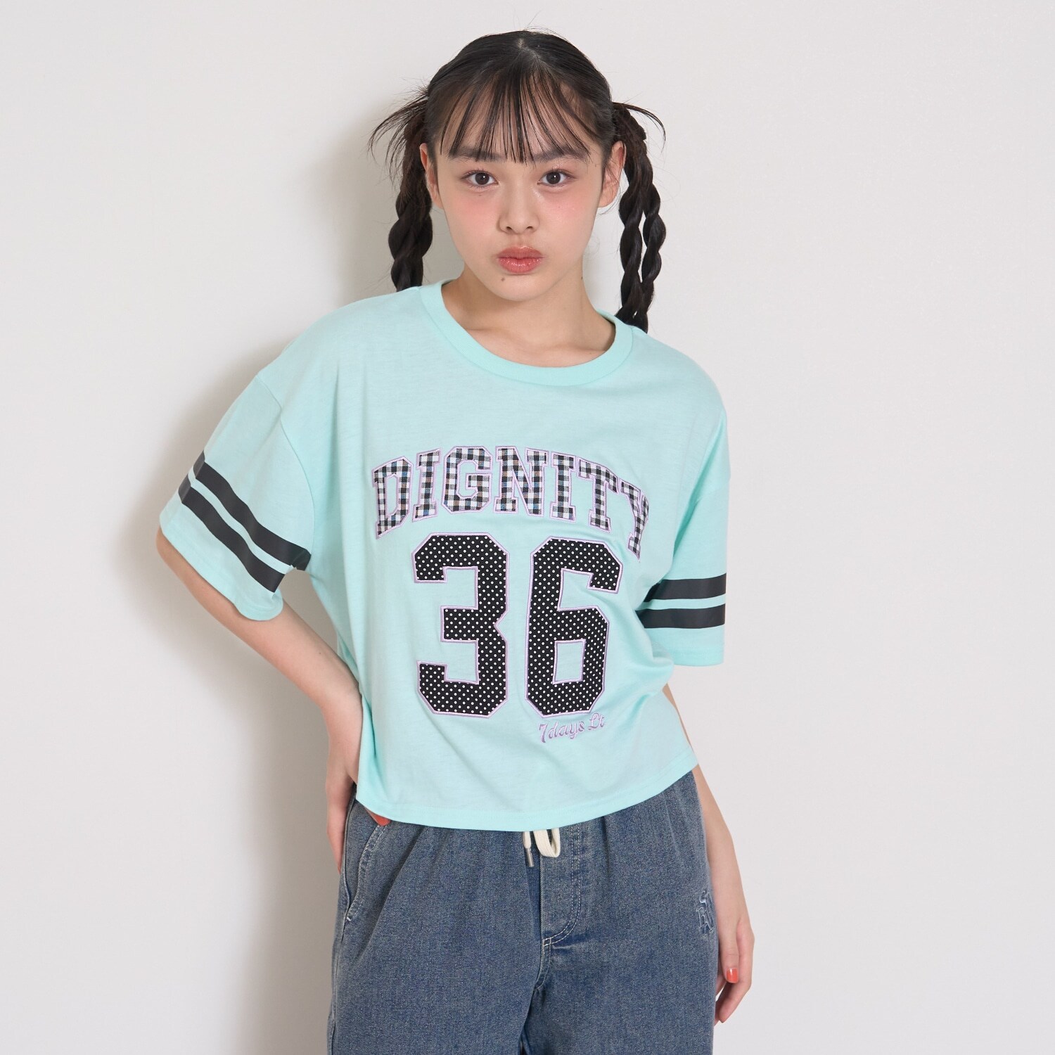 【7days】ナンバリング半袖Tシャツ