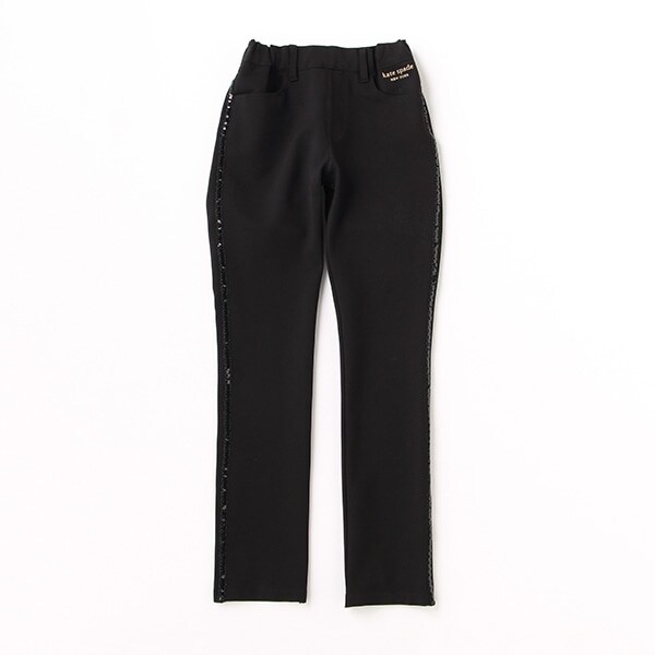 【リピート】【直営店で取り扱い無し】ガールズ サイドシークインロングパンツ