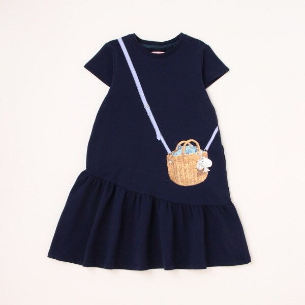 【リピート】【直営店で取り扱い無し】ガールズ トロンプルイユウィッカーサミーワンピース