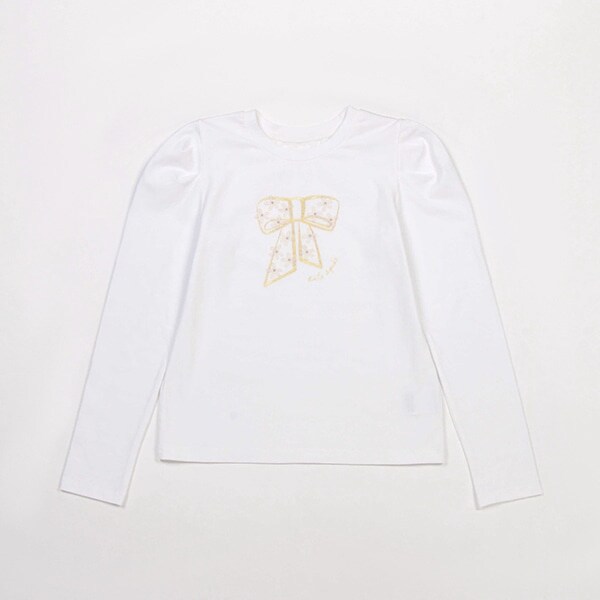 【リピート】【直営店で取り扱い無し】ガールズ ボウ長袖Tシャツ