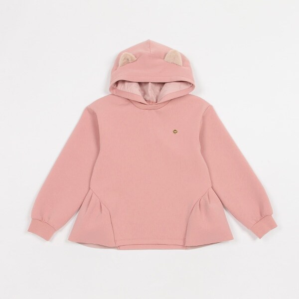 【人気商品再入荷】【直営店で取り扱い無し】ガールズ キャットダブルニットフーディー